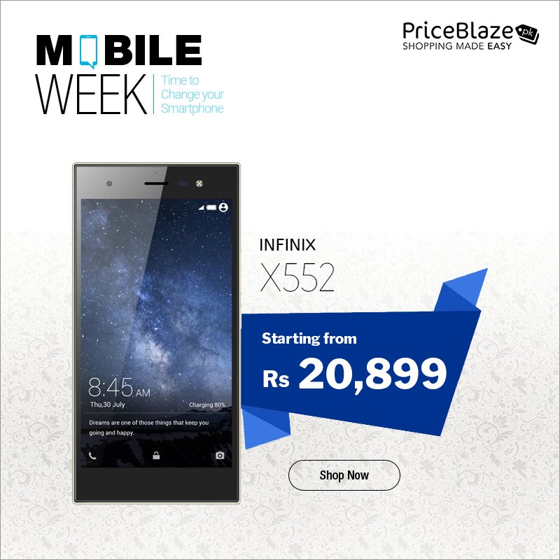 PriceBlazepk's tweet photo. Get #Infinix #X522 in #MobileWeek #Pakistan with #EasyPay
Visit:
https://t.co/bDLl5TMzgn
Amazing #Deals Waiting! https://t.co/OxmHfmn3TD