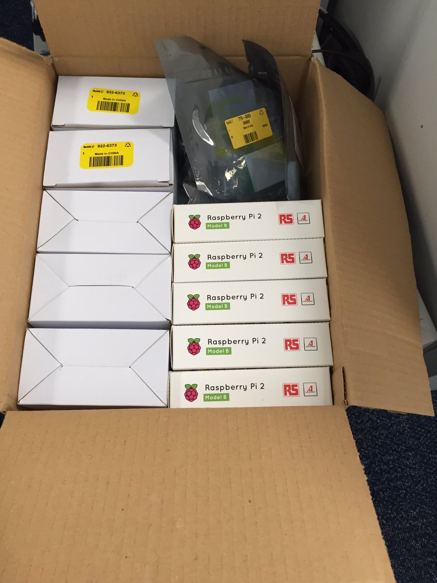 CoderDojoKillor's tweet image. Tks to @CoderDojo foundation for sending us 5 Raspberry Pi's, hope to have fun configuring these after summer break