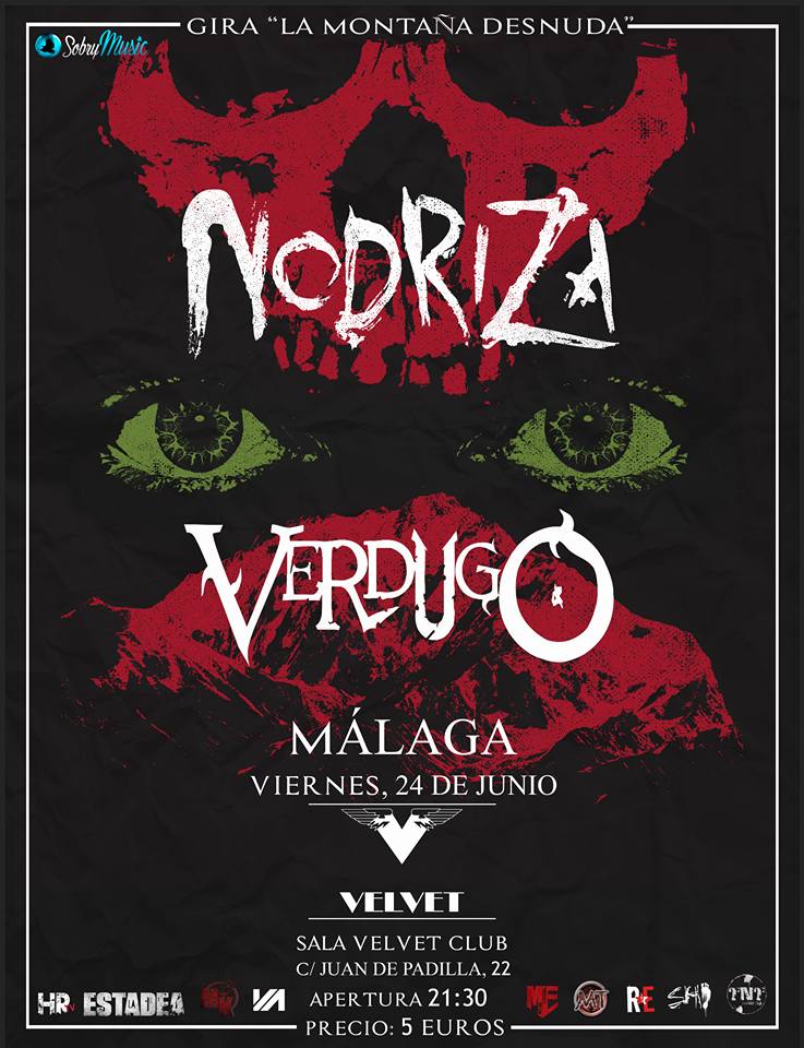 Concierto Verdugo + Nodriza esta noche en <a href="/SalaVelvetClub/">Sala Velvet Club</a>. Apertura de puertas: 21.30 h | Entrada: 5 €