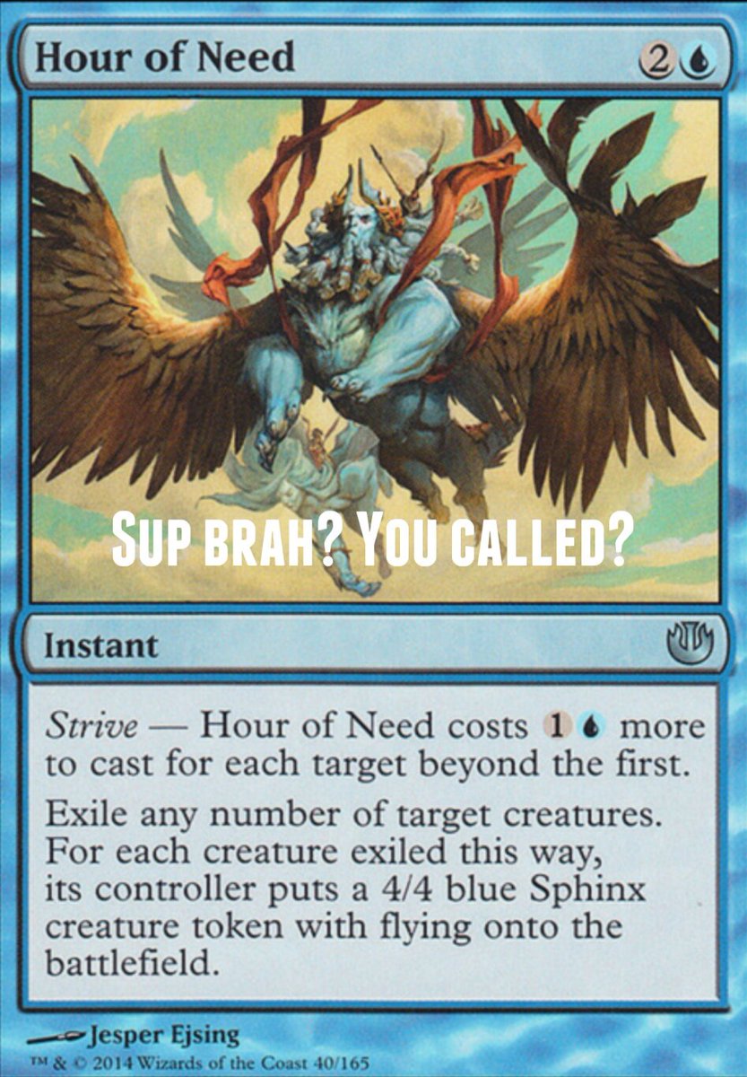 T1Thoughtseize's tweet photo. (A) Jeskai Tokens with Hour of Need https://t.co/FwBHGTFBU9 #mtg #modern #alwaysbebrewing https://t.co/tCYlTucSdZ