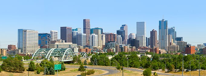 On my way to the "Mile High City" !