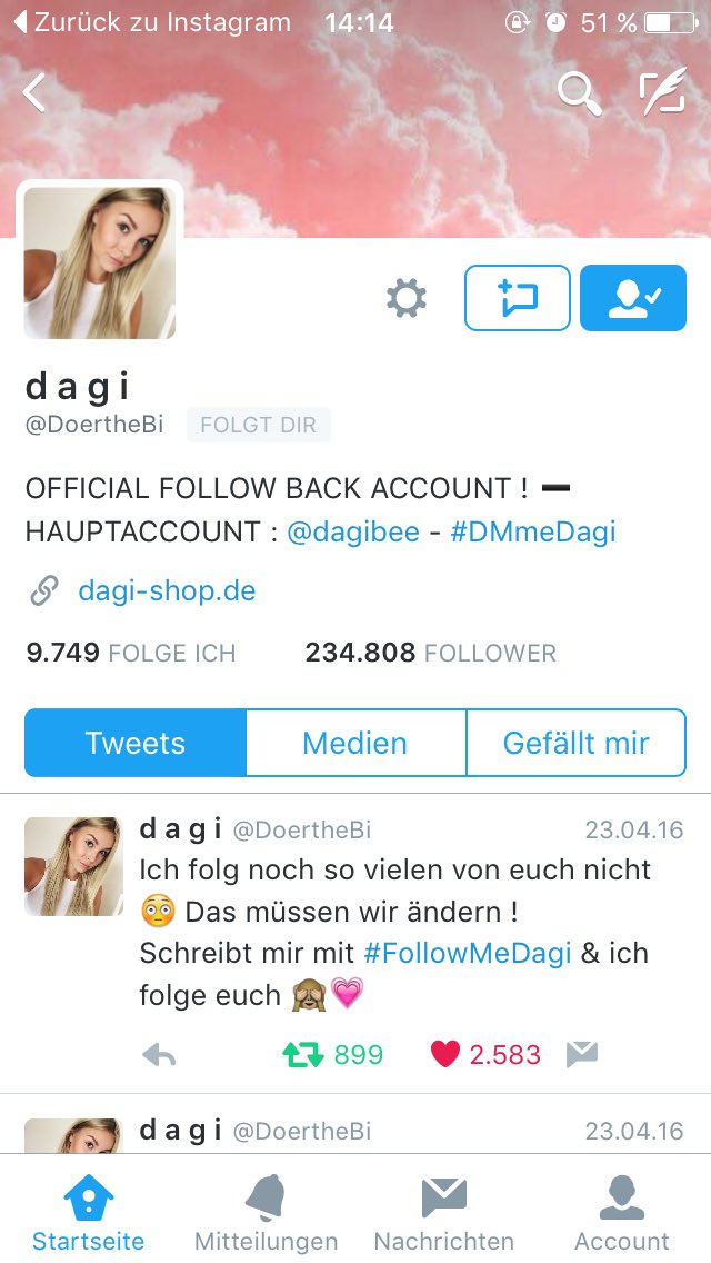 daigbee's tweet photo. dagi hat ihren follow back account  aufgefrischt. ✨
👉🏻 @DoertheBi https://t.co/trLSgGMKXb