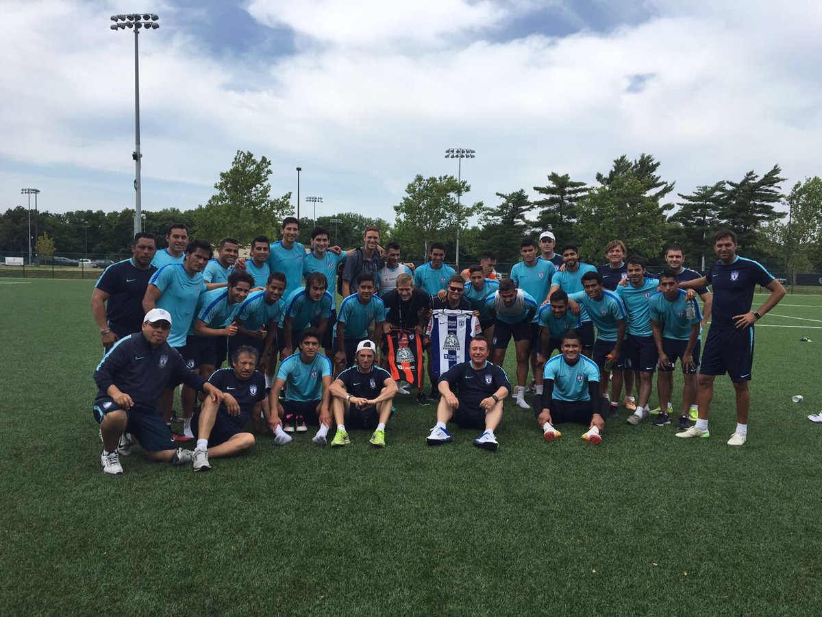 brennanwingert's tweet photo. It was a great experience working with CF Pachuca (@Tuzos) this week! https://t.co/ElY1QSYhlo
