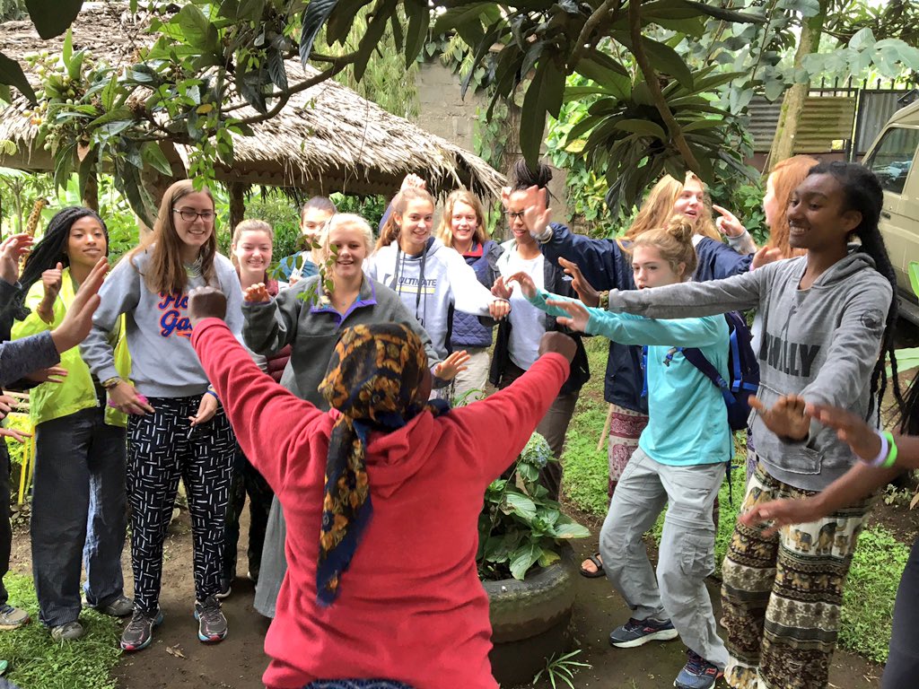 SSPTanzania's tweet photo. When we arrived at the Agape women's group, we were welcomed by Mama Anna with song and dance. https://t.co/MPOOWokHNX