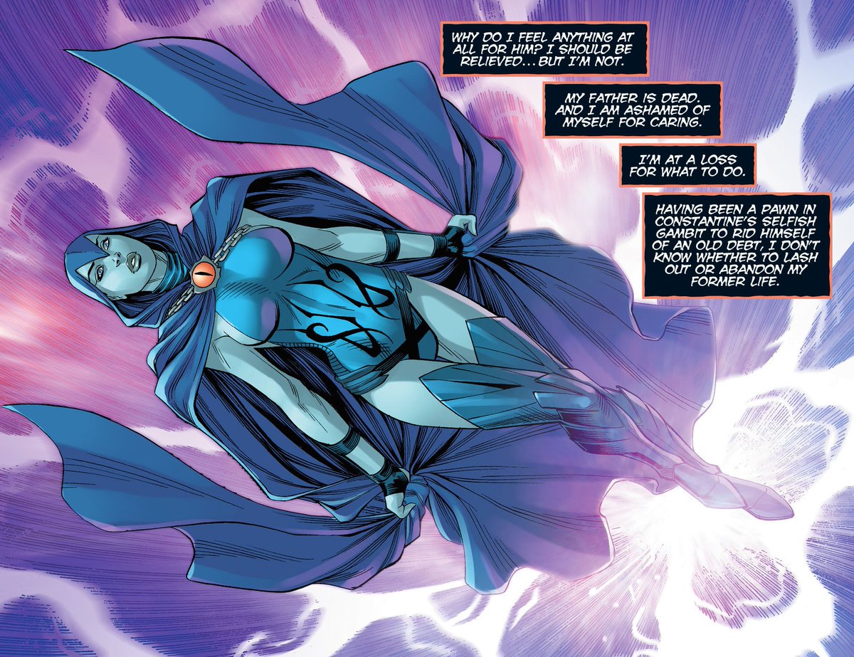 [Solo ~ I was in darkness, so darkness I became... (inspired by the Death of Trigon and Raven's internal battle)]