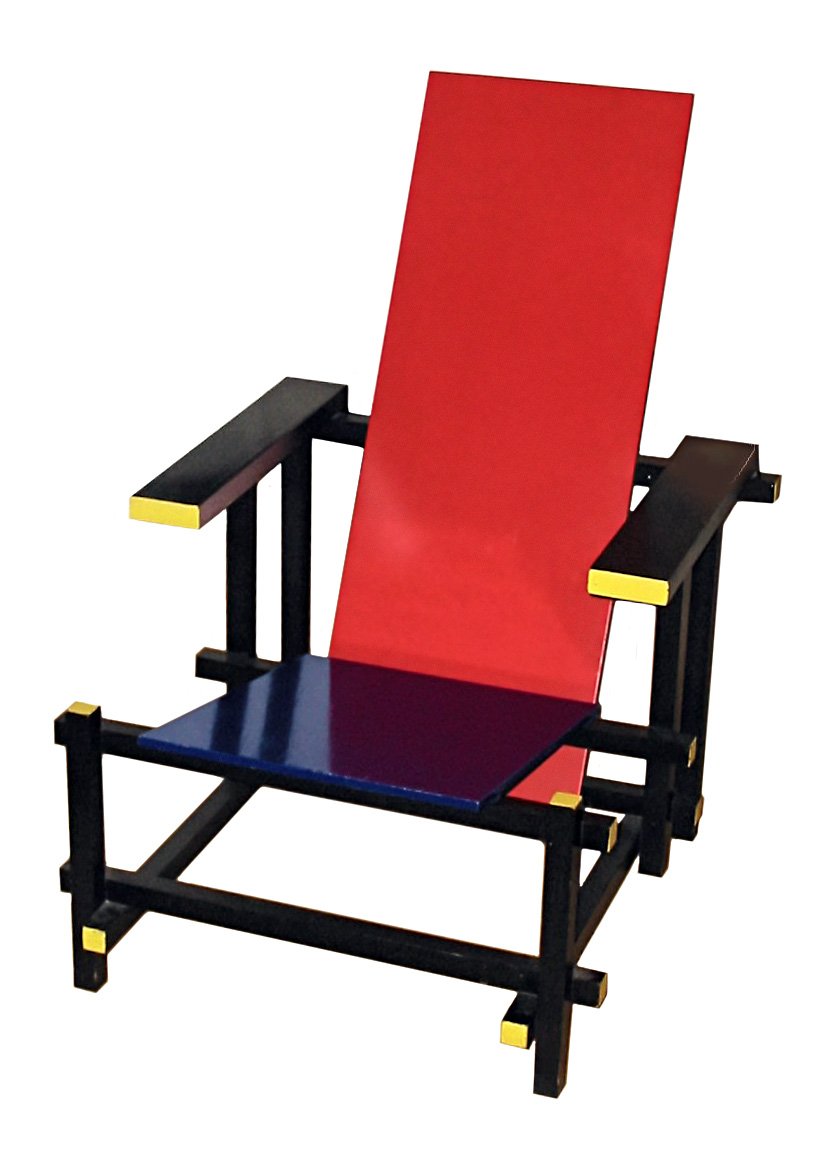 The designer of this chair was born on this day in 1888, Gerrit Rietveld. Make your own - bit.ly/28Sq6Cz