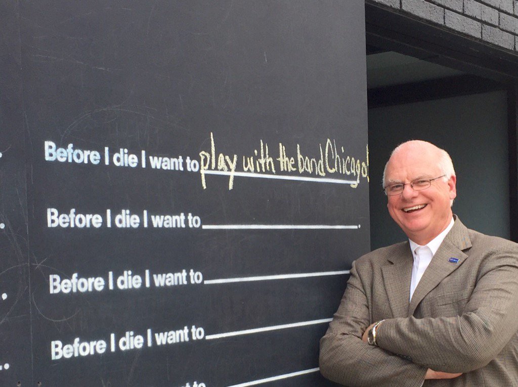 I can also carry a horn case or valve oil, too! <a href="/chicagotheband/">Chicago, the band</a> #chicagotheband #DowntownLouisville