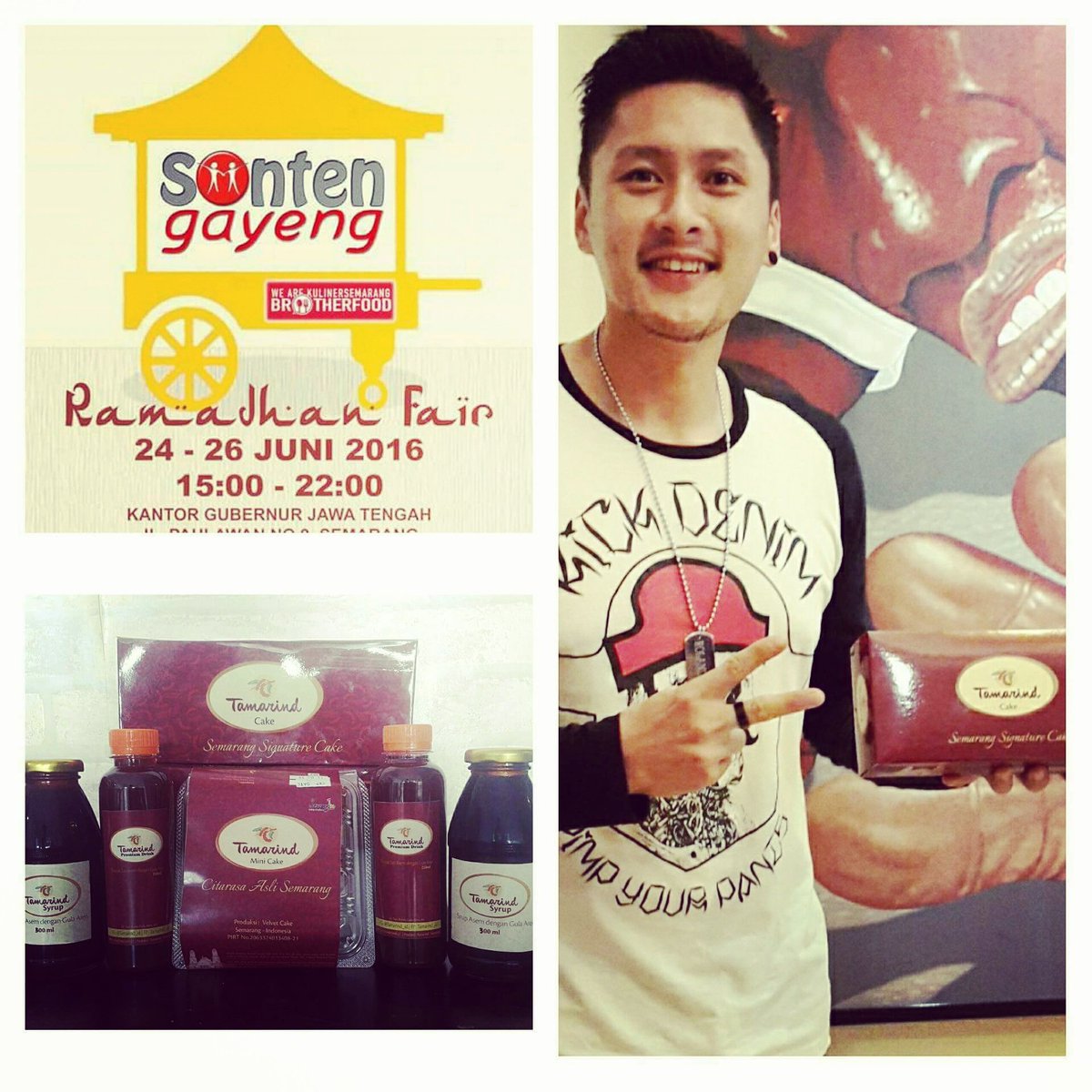 Tamarind Cake, dgn Citarasa Asem Jawa, Kami hadir di bazaar Ramadhan Fair Sonten Gayeng.... silahkan mampir....