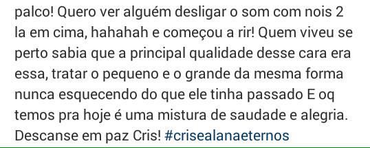 oxentejem's tweet photo. Só sei chorar e nada mais. Um exemplo de humildade #1AnoSemCristiano https://t.co/eDrWl3amrL