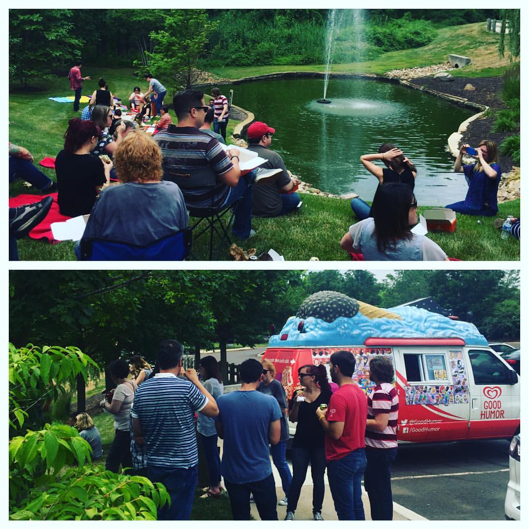 DudnykHealth's tweet photo. #DudnykDoes summer - personal ice cream truck included. https://t.co/ICchS1NgS7