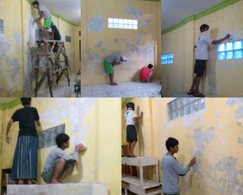rw18_crew's tweet photo. Pengcetan madrasah aminul huda oleh para santri @EYustiono @firdausganjar @bdg_juara @BdgMengaji https://t.co/mgyqLh0vBN