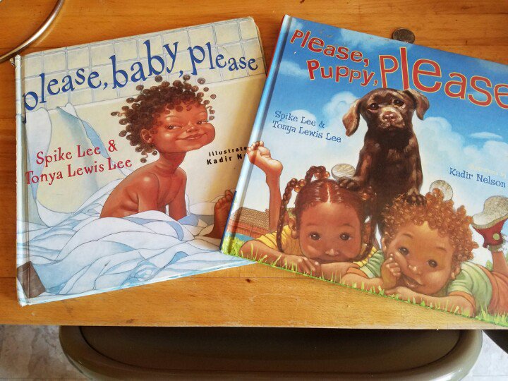 I am passing these books down to my grandaughter. They were my son's faves. Thanks Spike Lee and @kadirnelson