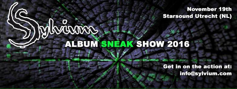 sylviumband's tweet photo. Sylvium new album preview party! 19th Nov 2016 Utrecht (NL) more info https://t.co/0nS4T86y7M https://t.co/mS4wewFBE6
