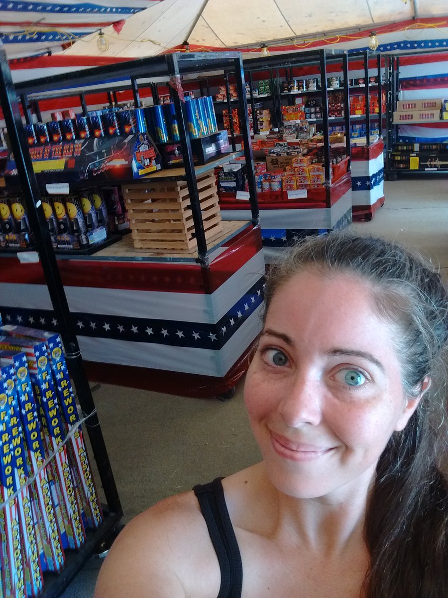 OldhamPyro's tweet image. I love my fireworks tent! Talking pyro with all our customers; I could do this all day, every day!!! 🎆 #dreamjob