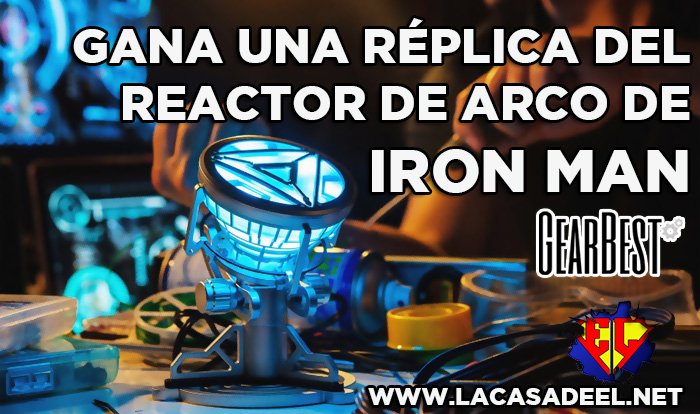 LaCasaDeEL's tweet photo. RT+FOLLOW a @LaCasaDeEL y @TheGearbest para ganar una réplica dl reactor de arco de #IronMan https://t.co/okuNcf3B0r https://t.co/NnxgbO1hX0