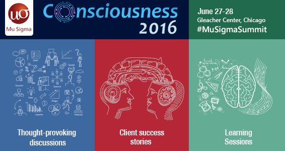 Over 100 executives from #Fortune500 companies will gather to share best practices at #MuSigmaSummit