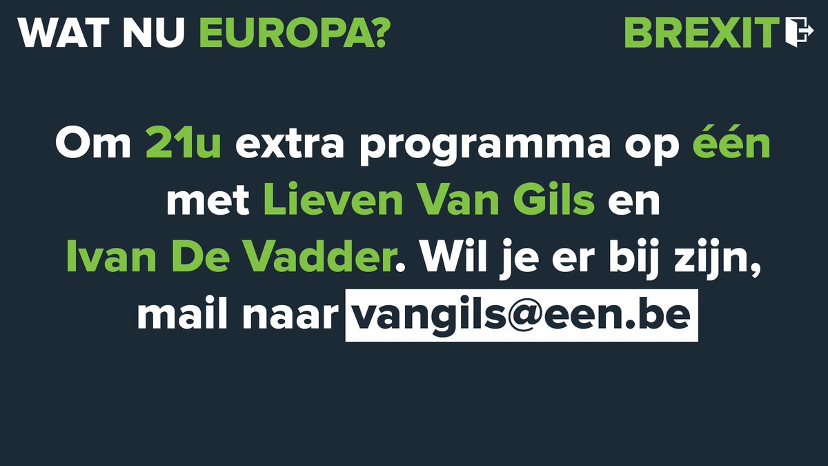 vrtnws's tweet photo. "Wat nu, Europa?", vanavond op @een. Publiek en vragen zijn welkom! https://t.co/oNkThG9pLW #WatNuEuropa #vrtnieuws https://t.co/5iMFbjvaP8