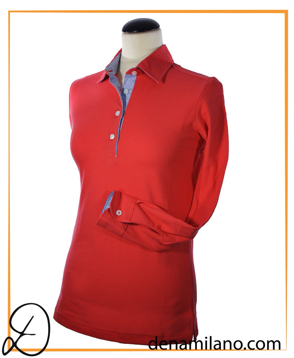 DenaMilano's tweet photo. Molto più di una #polo: #sportiva ed #elegante come una #camicia. #cotone #madeinitaly  https://t.co/vxEyNyzLX5 https://t.co/UQu8fO8AOv