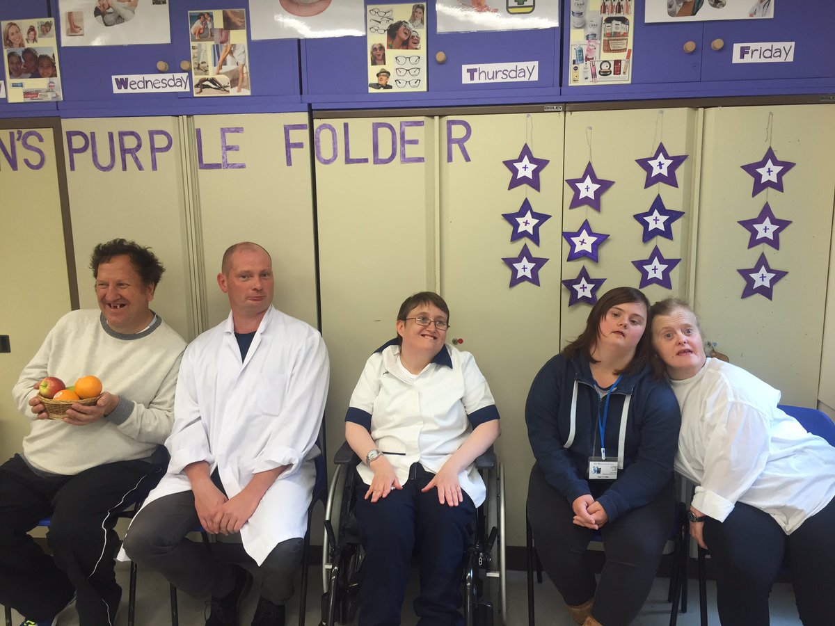 kateDixey's tweet photo. Waterside Purple All-Stars delivering their play 'A week in the life of My Purple Folder' to a packed day centre.🌟🎭 https://t.co/jEslov8ErP