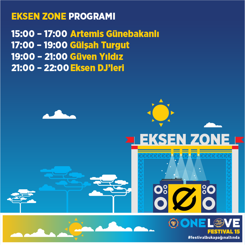 En sevdiğiniz şarkıları çalacak <a href="/radioeksen/">Radyo Eksen</a> DJ’lerinin One Love fikstürü belli oldu! #festivalbukapağınaltında