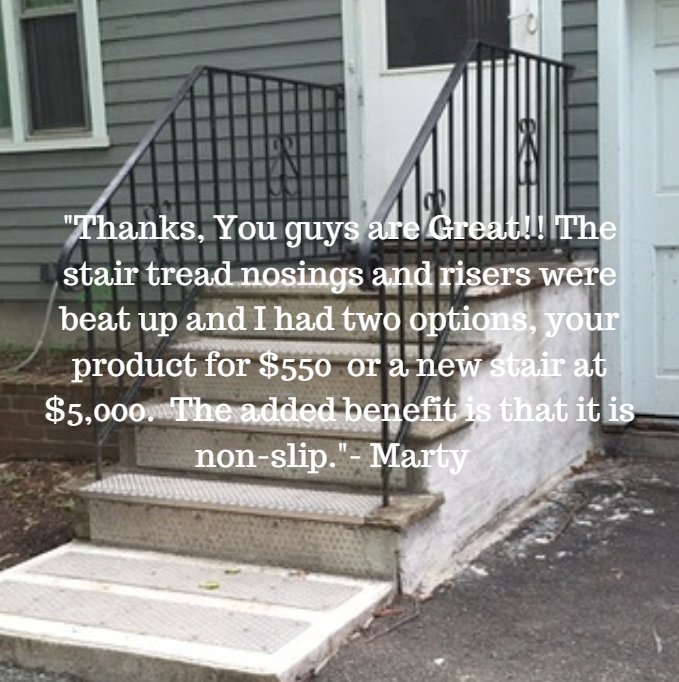 "I had two options, your product for $550 or a new stair for $5,000" bit.ly/1TjtX6l