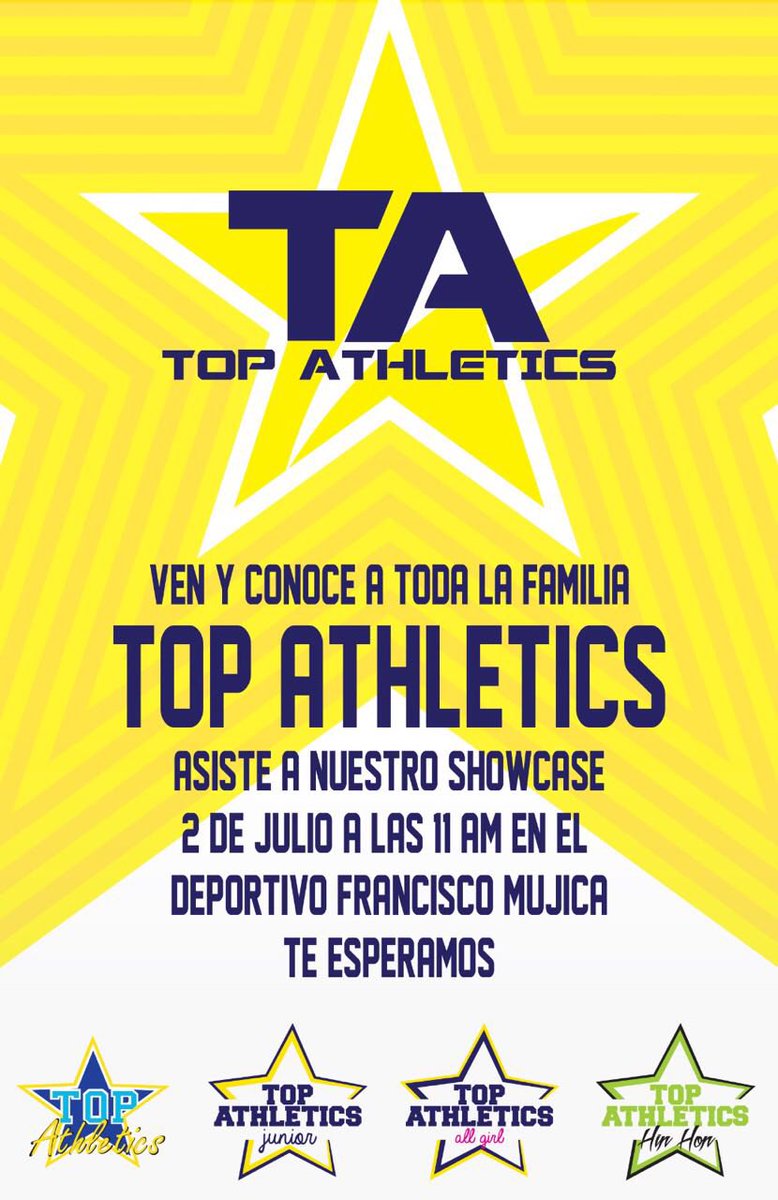 a_paoarce's tweet photo. Ven a conocer a la familia #topathletics #cheerleaders https://t.co/LVfrPx2MIh