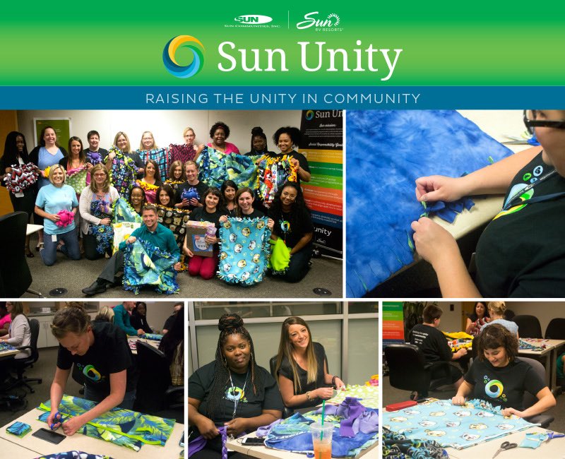 SunCareers's tweet photo. Sun Team Members made 37 blankets and 26 toys for #Detroit animal shelters! #sununity https://t.co/zBrOYE4xWw