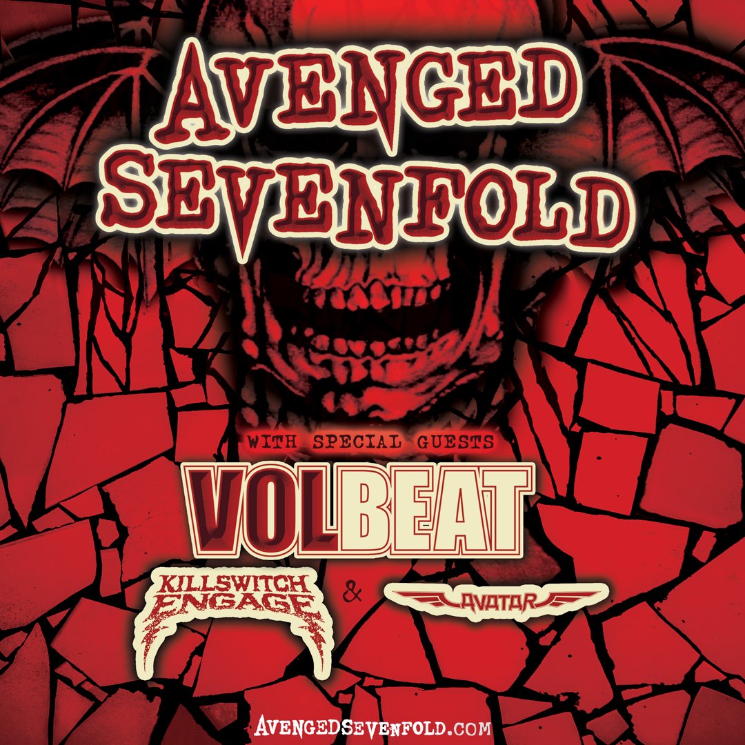 TheOfficialA7X's tweet photo. Tickets for our run w/ @VOLBEAT, @kseofficial and @AVATARmetal go on sale today. Info here: https://t.co/kOKoCVw79S https://t.co/41fMzdYWOh