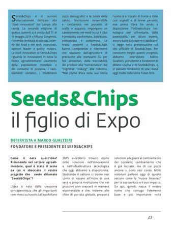 SEEDSandCHIPS's tweet photo. Seeds&amp;Chips il figlio di #Expo2015 https://t.co/VsHKqgPq2s…
#DestinationMagazine  #SaC16 #SeedsAndChips #dopoExpo https://t.co/rWXUTczDbQ