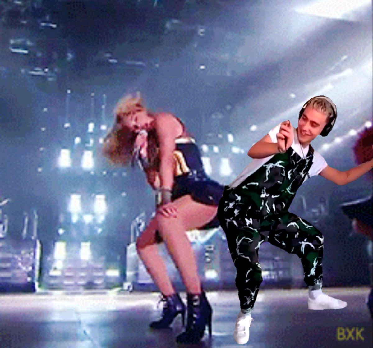 ollydancing's tweet image. olly dancing with beyoncé