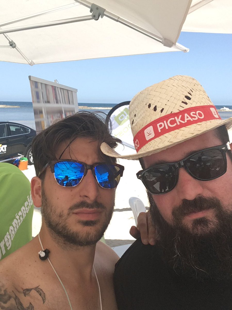 Cogiendo energías con #llaollaonthebeach