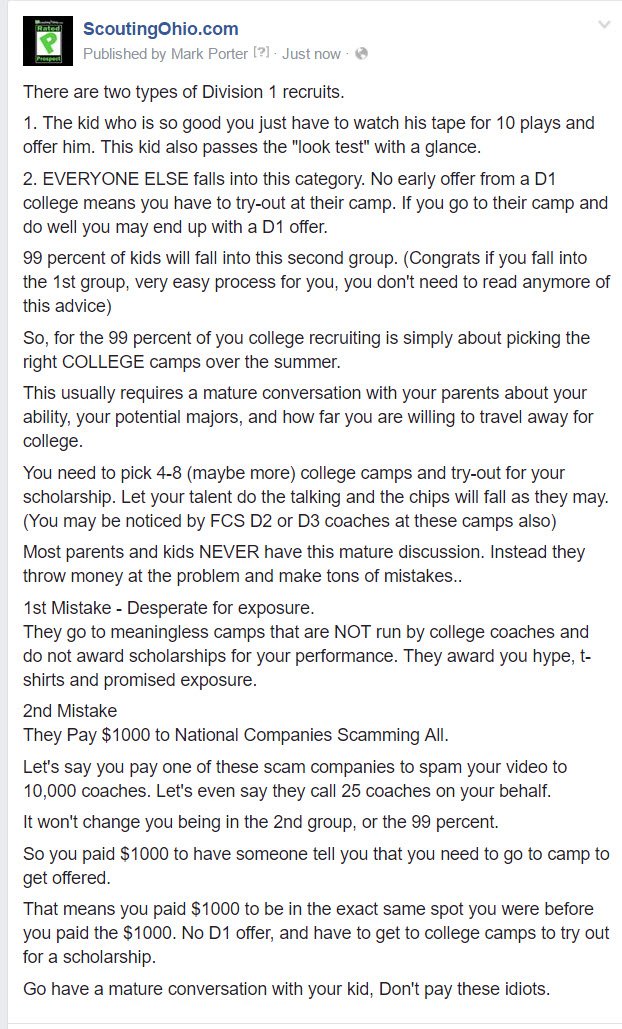 Mark__Porter's tweet image. There are two types of Division 1 recruits,  which one are you?