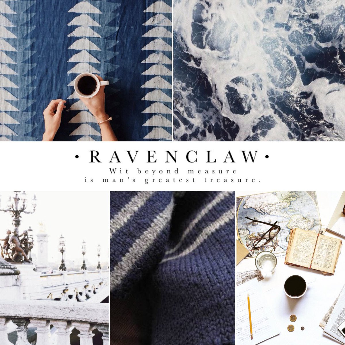 ravenclawland's tweet photo. Hay veces en las que hay que romper con los patrones con el fin de poder ver las cosas de modo diferente. #Ravenclaw https://t.co/etxPYReeCC