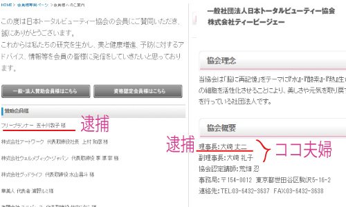 Aprilaegeansea 覚せい剤と大麻で逮捕された 高知東生 とホテルにいたホステス五十川敦子 が何やら臭う Jtbs という社団法人に名を連ねている 理事長 副理事長 フリープランナーとかだ T Co Fehguwcp5d