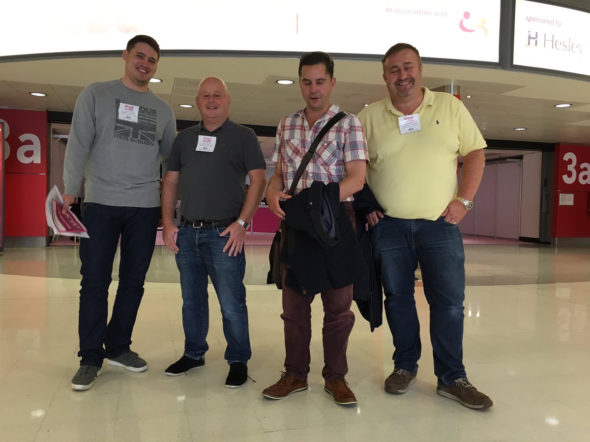 The Alexandra Homes SMT visit the Autism Show at the NEC, Birmingham.