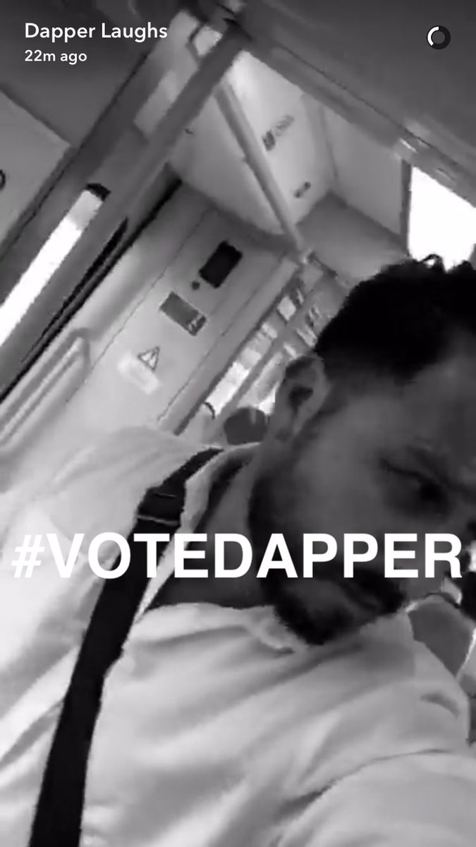 theejadenicolex's tweet photo. @dapperlaughs #DapperForPM U definitely got my vote π we all need fuck yeah day!! #fuckyeahday Be smart #VoteDapper https://t.co/xwKnywnKVs