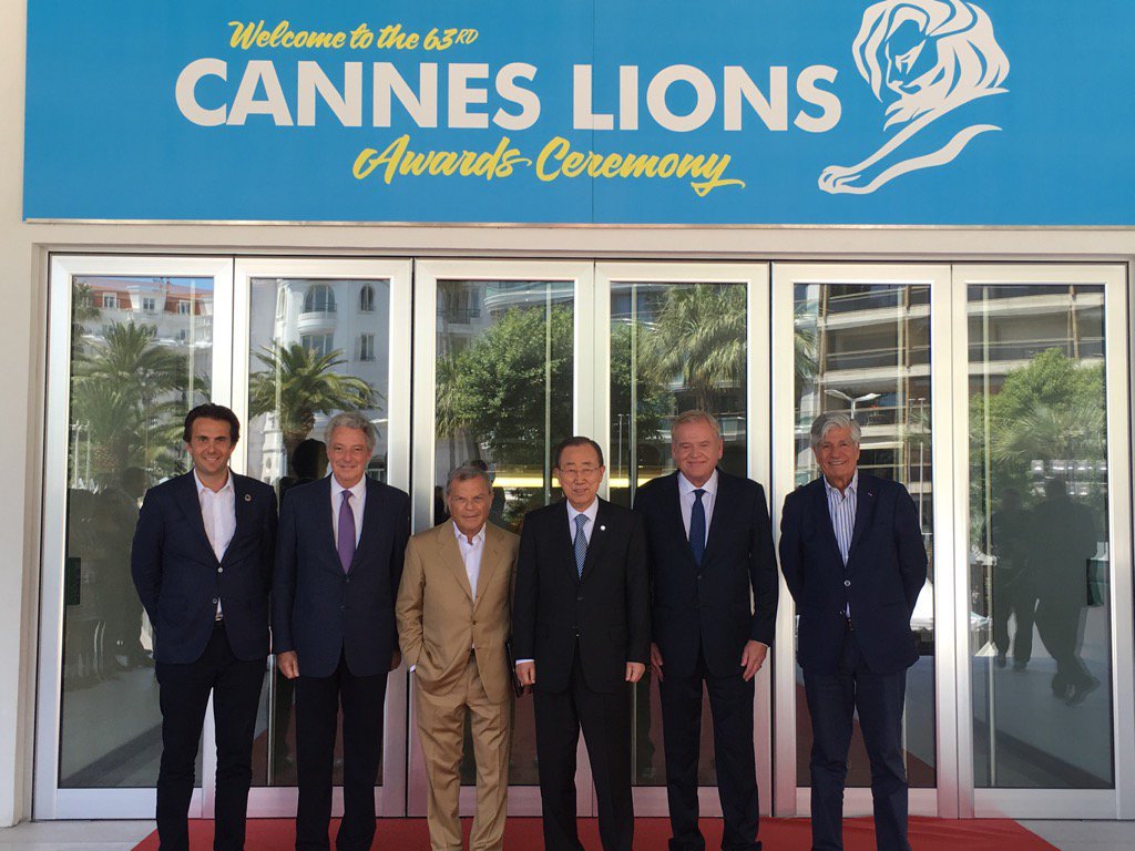 YannickBollore's tweet photo. We put our differences aside to save the planet with the SG of the @UN + the 5 other CEOs #Big6CommonGround https://t.co/zm9nHFNDYw
