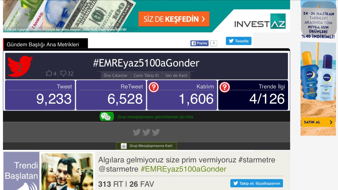 Hey gidi canesciler yine mi kouduk ne #EMREyaz5100aGonder