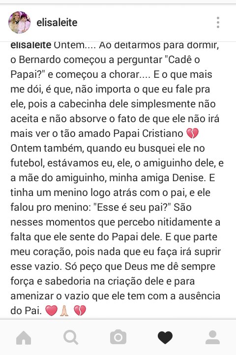 anjodoceuca's tweet photo. um ano se passou e sabe o que realmente me doi? doi ler e saber que os filhos sentem a sua falta #1AnoSemCristiano https://t.co/P5kfhiR6dl