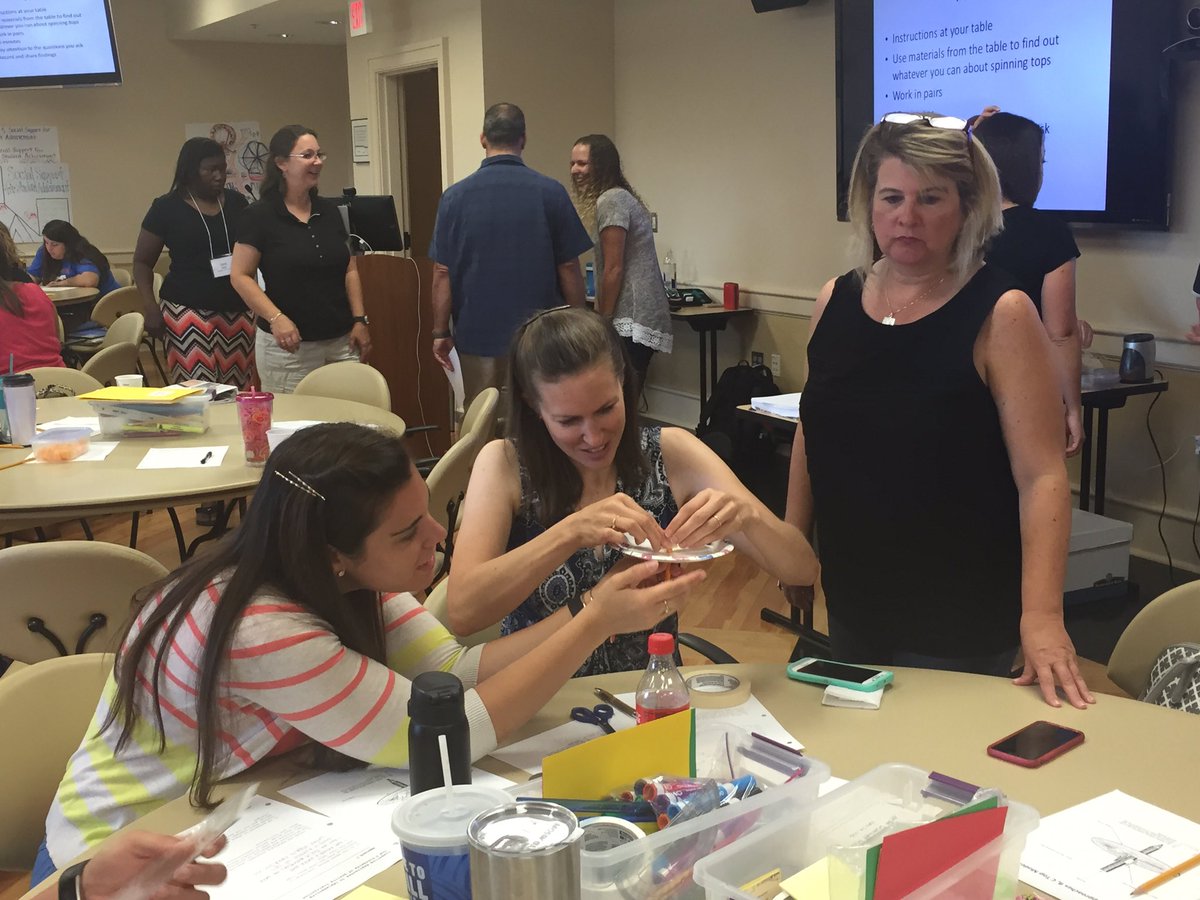 WillardPenny's tweet photo. @dcsnc teachers working with a common goal! #spinningtops #MAPSS #learningapproaches https://t.co/in1eznrme9