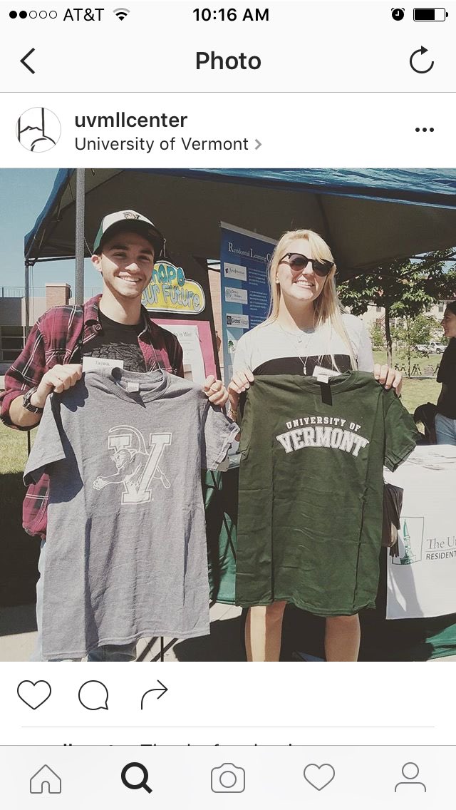 Awesome morning at #uvmorientation LOVED meeting our #shapeyourfuture contest winners! #uvmrlc