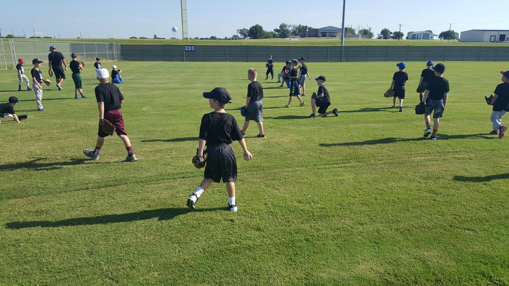 Thank you Coach McBrayer for sharing pictures from <a href="/krumbaseball/">Krum Baseball</a> Camp! #BFND #KrumProud
