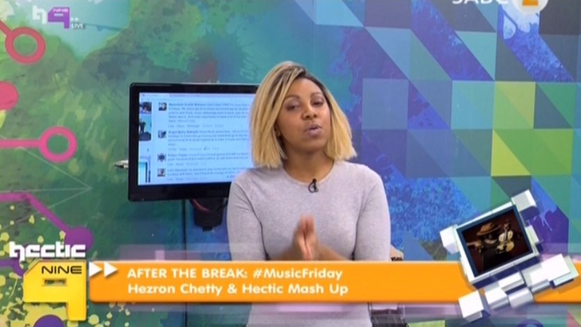 sabcchildren's tweet photo. #MusicFriday #HecticTime with @Laurizee n @HezronC all about Music @hecticnine9 https://t.co/8rvhdG2gei