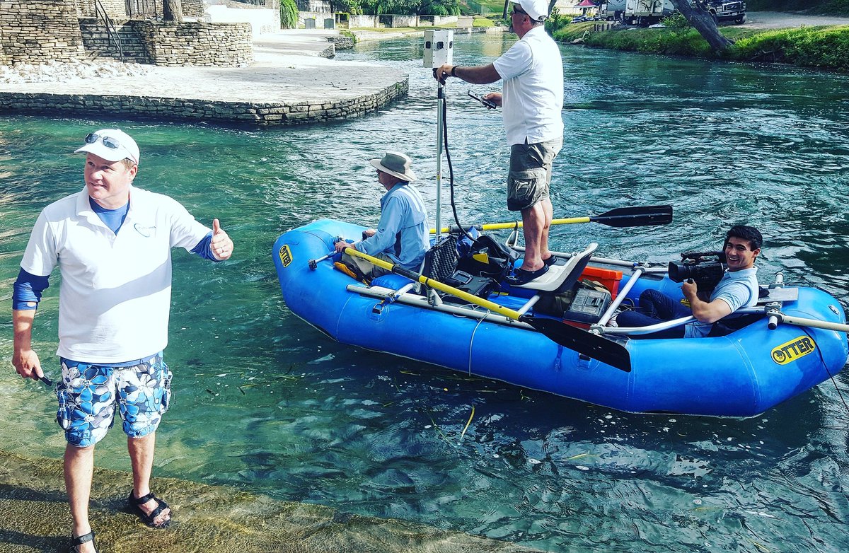 TXRiverFest's tweet image. Stay tuned! @FishViews has officially started the float to map the #ComalRiver. Imagine #GoogleEarth for the river.