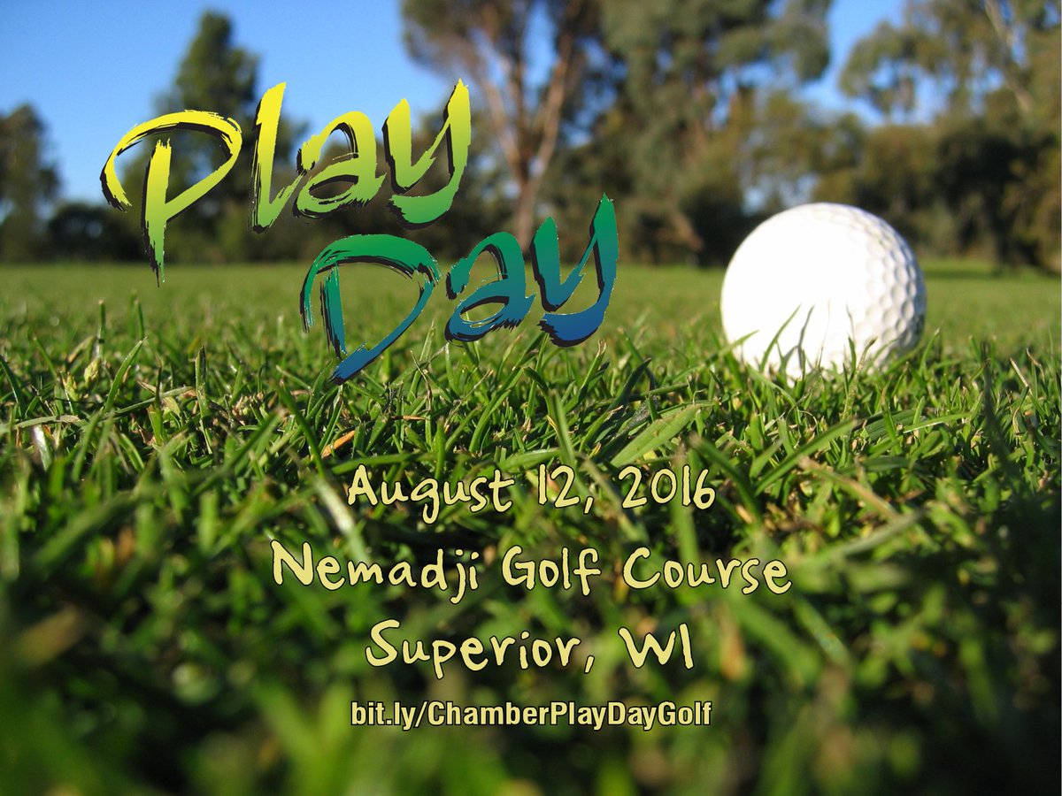 SuperiorChamber's tweet photo. Our 66th Annual Member Play Day is coming soon! Signup by July 8th and receive early bird pricing. #Golf #PlayDayFun https://t.co/wyzYzVKsWZ