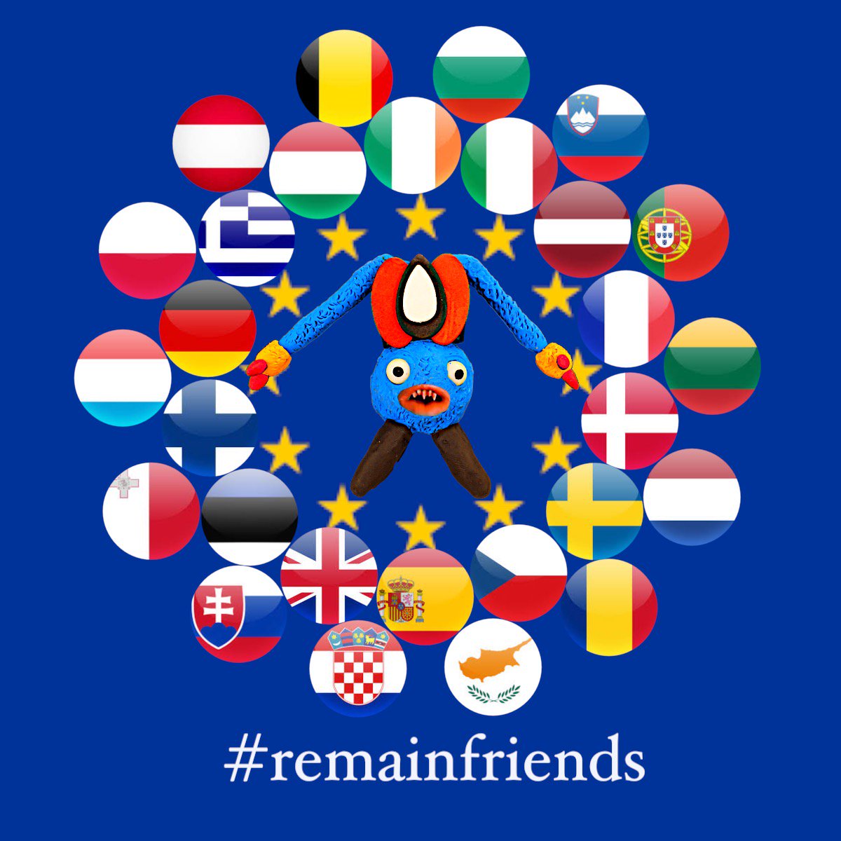 intangiblecost's tweet photo. #remainfriends #LoveEurope #Brexit @adamhillscomedy @FlamcockDown @KittentOmbola https://t.co/FDYDpWVwoQ