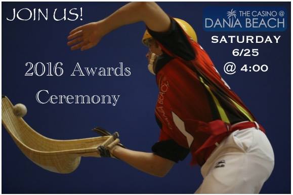 JaiAlaiNews's tweet image. DANIA #JAIALAI Winter Season Awards Ceremony this Saturday, June 25 at 4 PM!!!!!!
@CasinoDaniaB #fastestgame #pelota