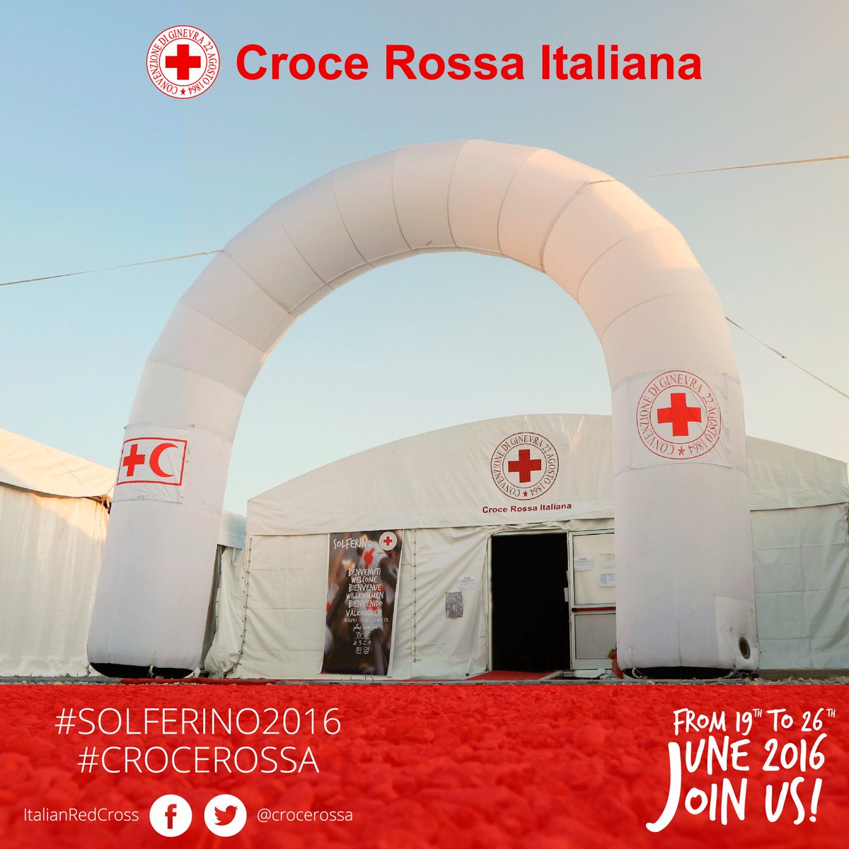 crocerossa's tweet photo. Il momento che tutti noi stavamo aspettando... inizia ora! 👍🎆😊 Condividi i tuoi momenti usando #Solferino2016 ⬅️ https://t.co/hi1gAtlJ5A
