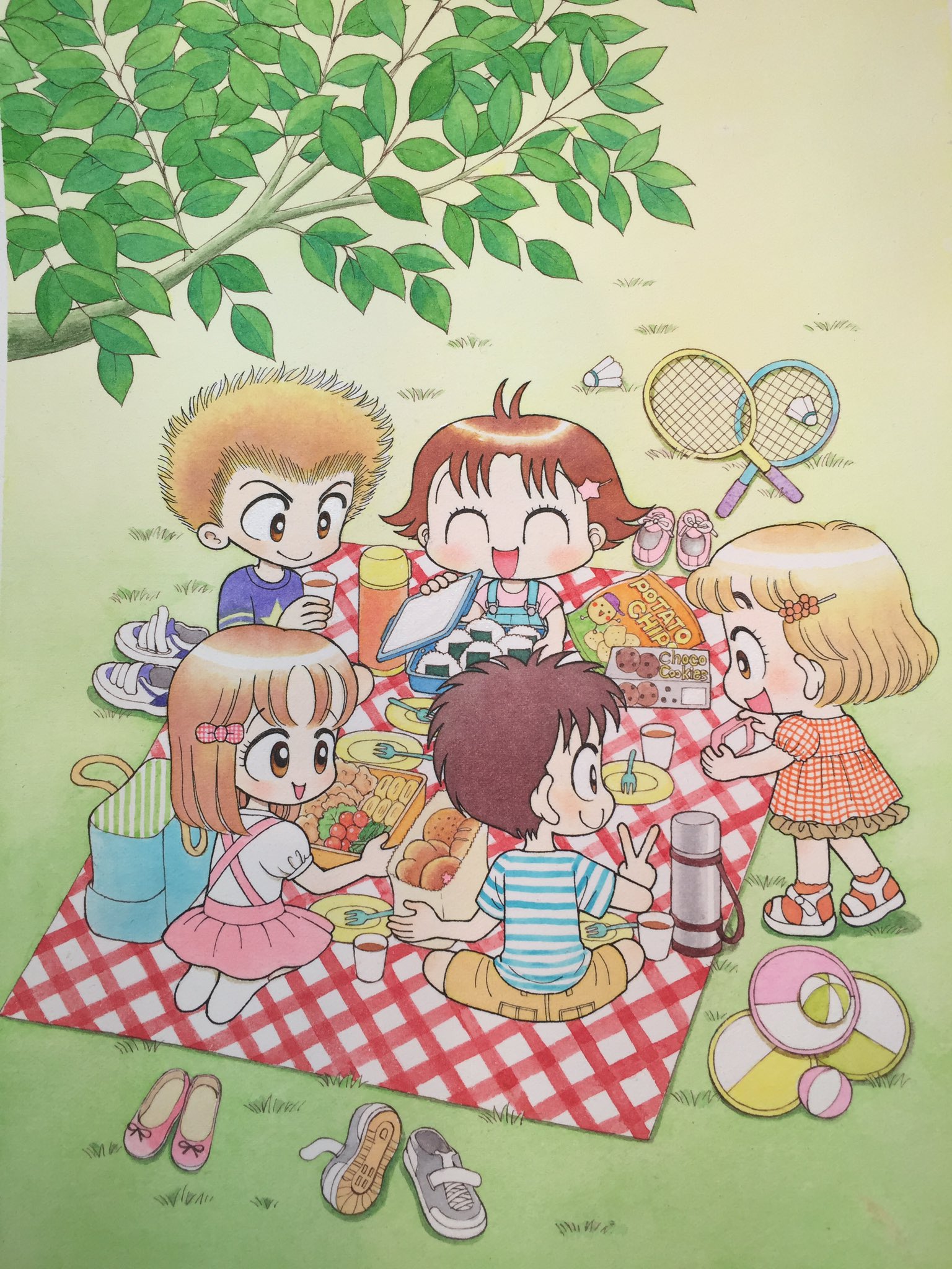 おのえりこ みい子35巻8 26発売 表紙画像が出たので公開しますね 7月1日発売 コミックス29巻扉イラストです よろしくお願いします