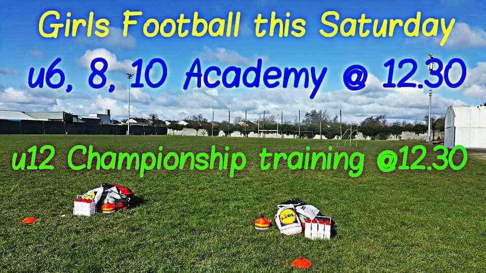 #GirlsGaelicFootball 2moro in <a href="/tullamoregaa/">Tullamore GAA</a> Beginners welcome! Games&amp;training 4 Ages 5-12 #serioussupport #tullamore